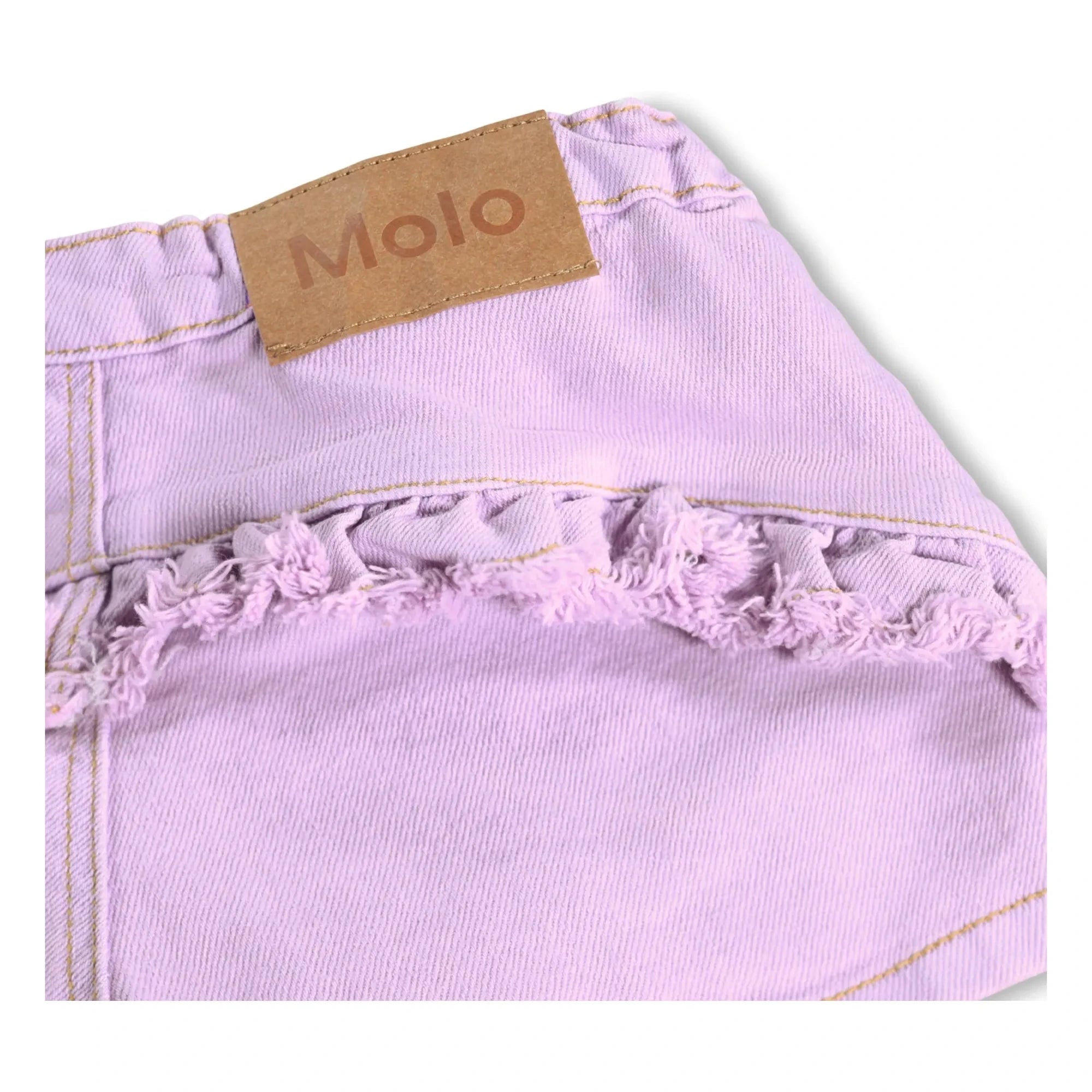 Molo - Agnetha Denim Fırfırlı Şort | Mor