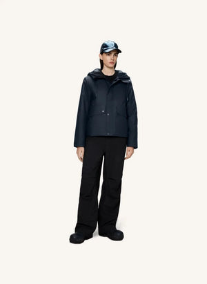Rains - Nome Short Parka Jacket W3T3 | Navy