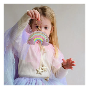 Mimi & Lula - Rainbow Keychain | Lilac