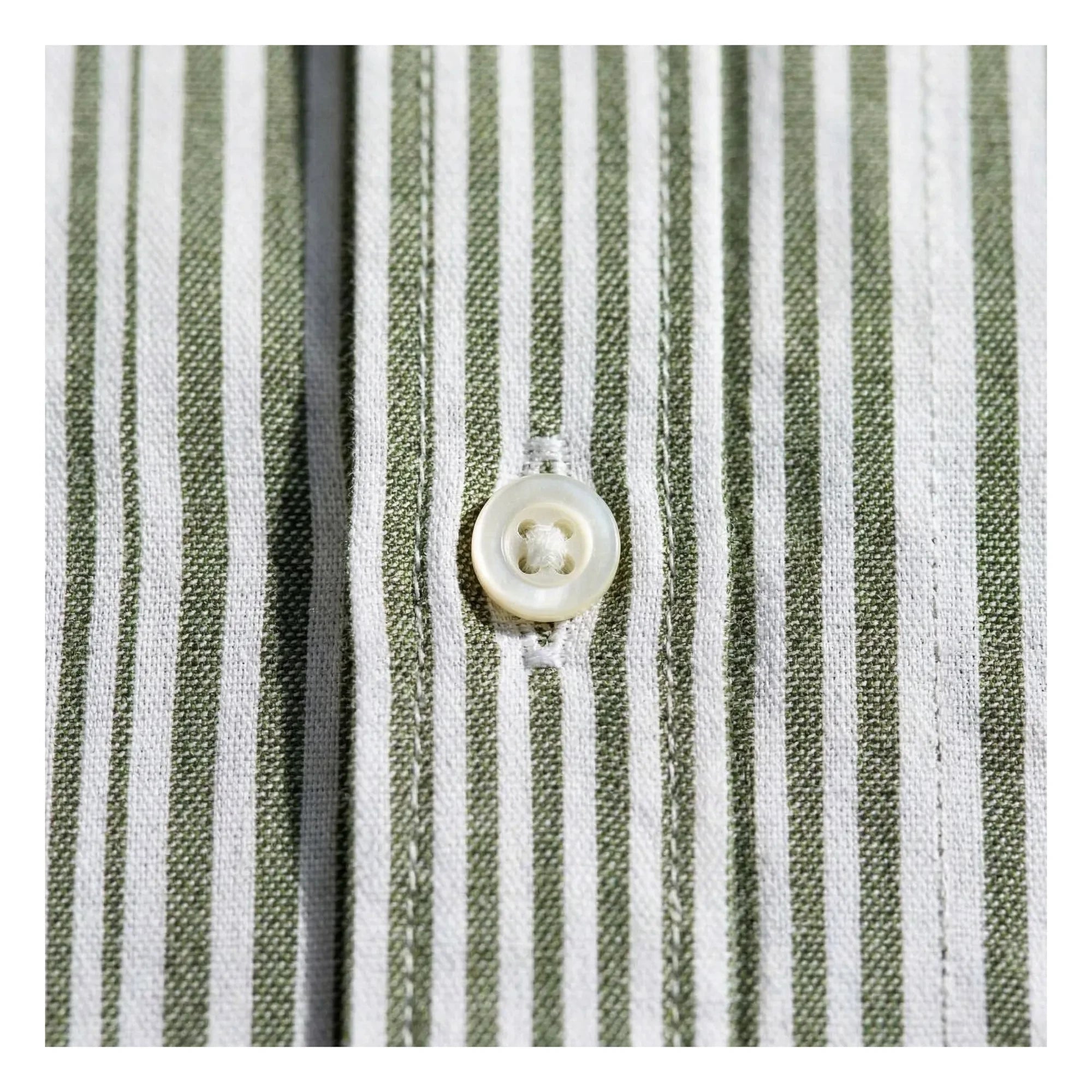 Smallable Man - Zola Striped Shirt | Forest Green