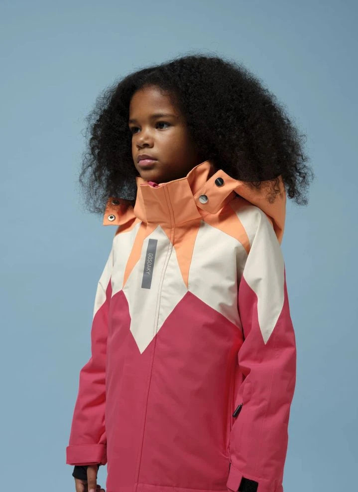 Gosoaky - Su Geçirmez Kayak Montu | Pembe