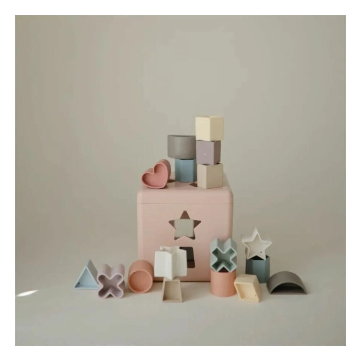 Mushie - Shape Box | Pink