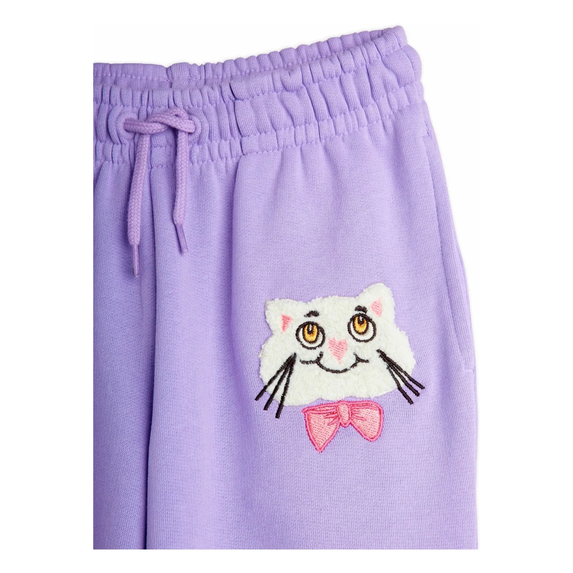 Mini Rodini - Organic Cotton Jogger Cat | Purple