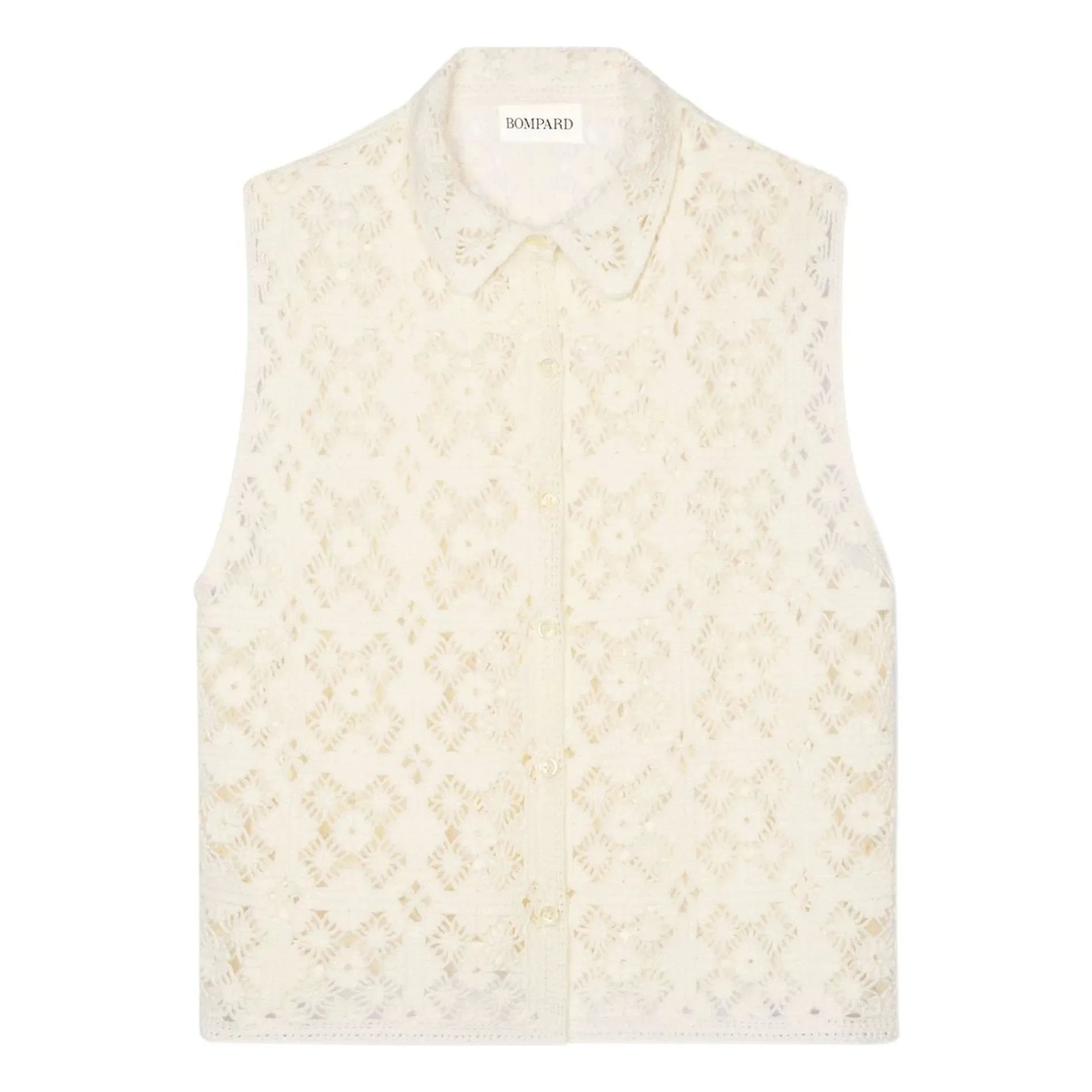 Bompard - Cotton Sleeveless Shirt | Natural