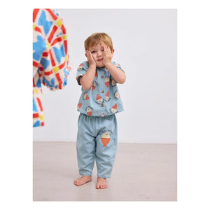 Bobo Choses - Bobo Denim Açık Renk Gömlek | Mavi