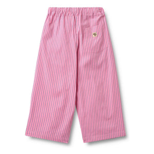 Wheat - Sasha Organic Cotton Striped Pants | Pink