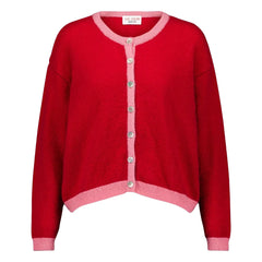 Elise Chalmin - Julia Cardigan | Pink/Red