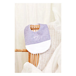 Tartine et Chocolat - Leaf Bib | Navy Blue