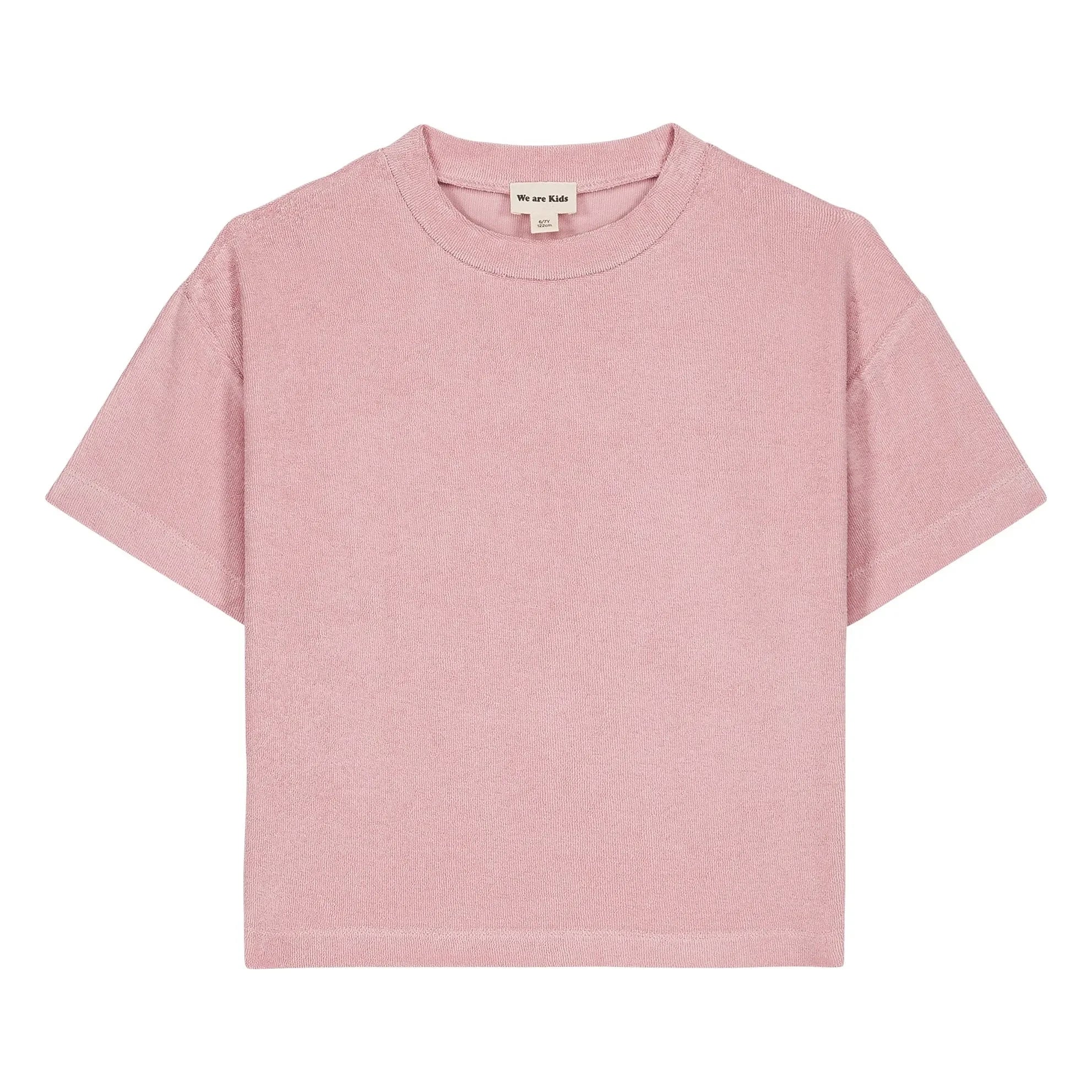 We Are Kids - Jordan Organic Cotton Towel T-Shirt | Soft Pink