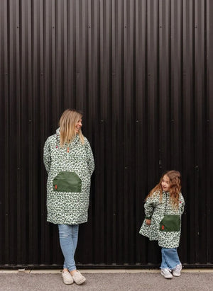 Hello Hossy - Leopard Raincoat | Green