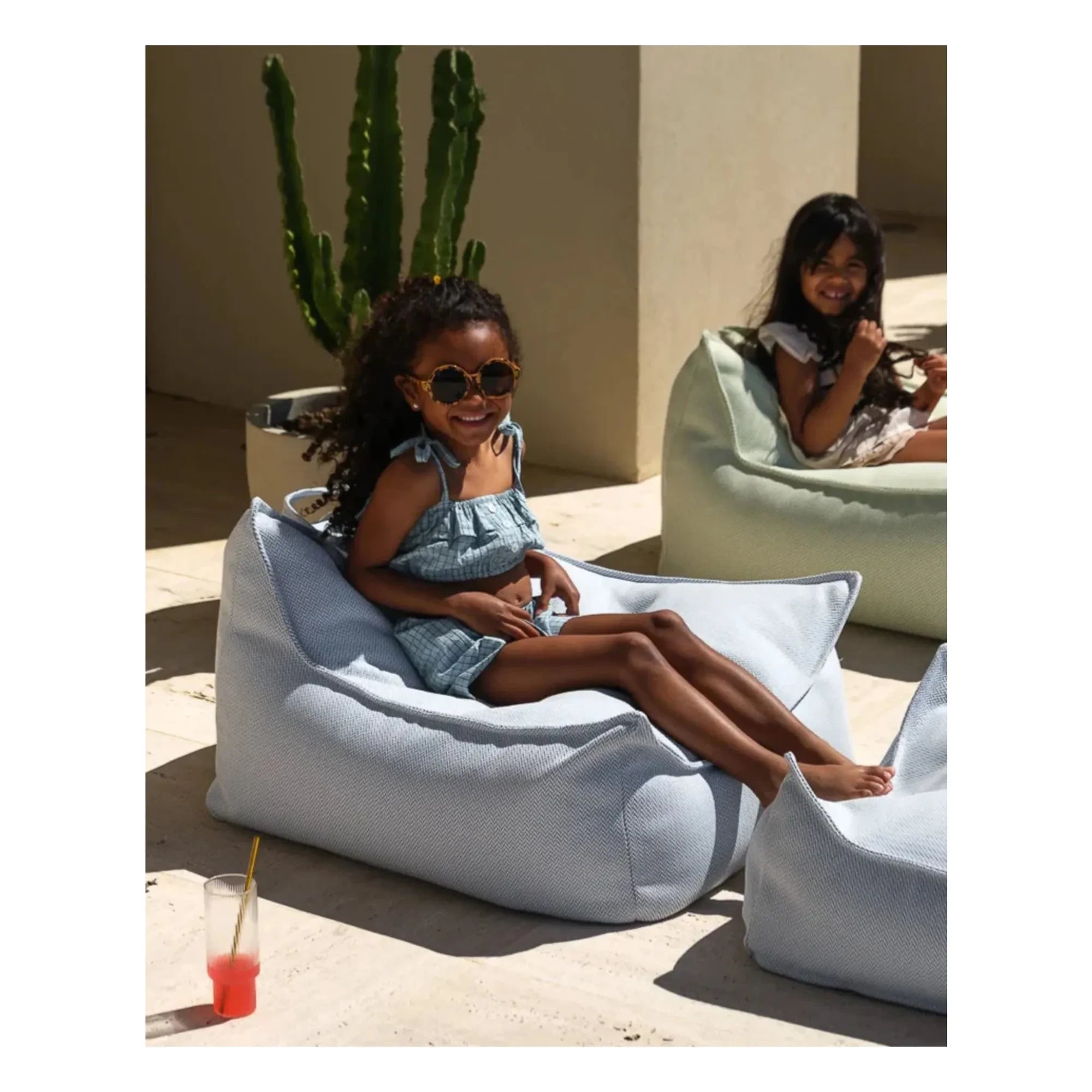 Wigiwama - Light Blue Outdoor Armchair