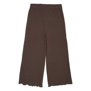 Copenhagen Colors - Wide-Leg Modal Pants | Dark Brown