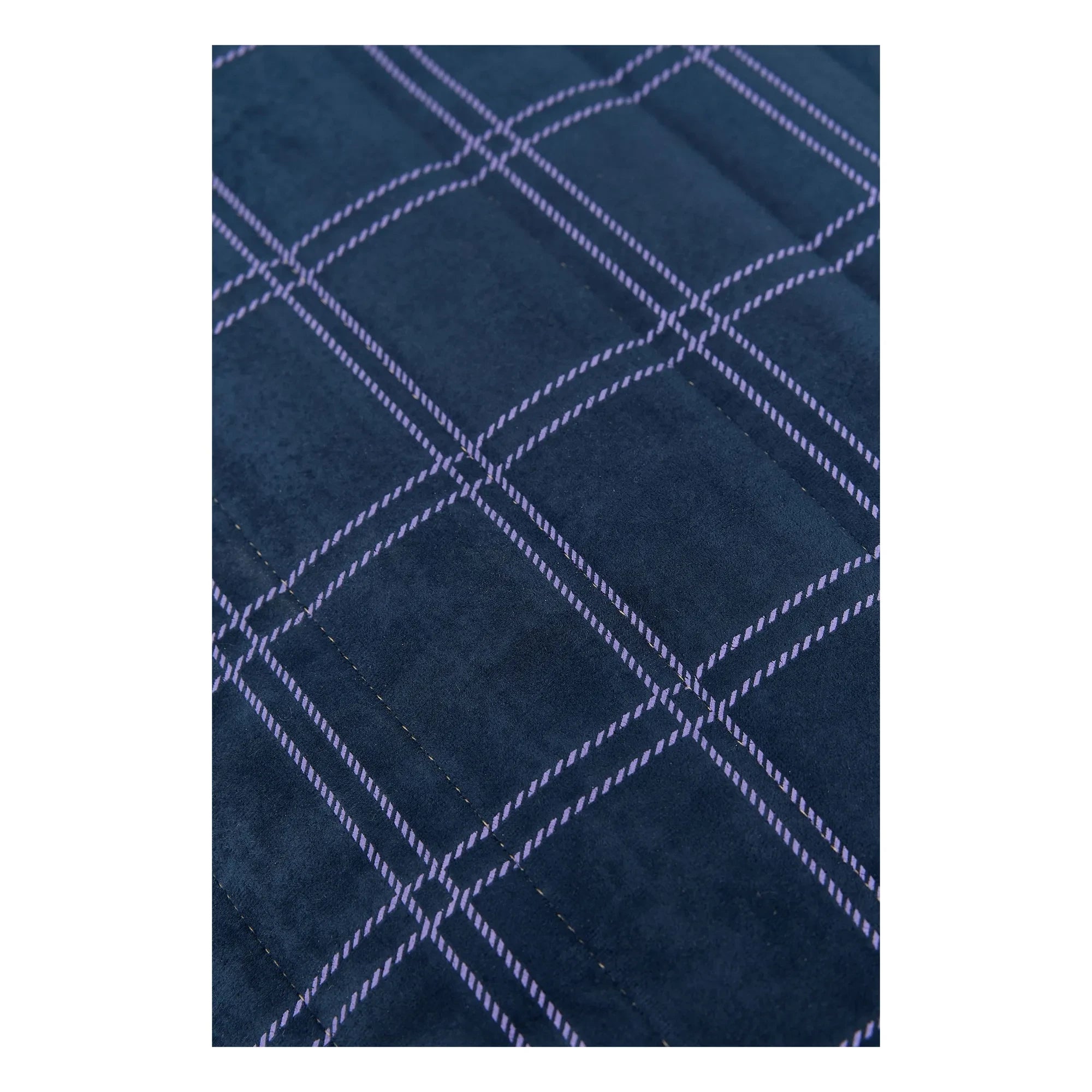 Nobodinoz - Oasis Long Pouf, Eco-Velvet | Navy Blue