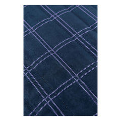 Nobodinoz - Oasis Long Pouf, Eco-Velvet | Navy Blue
