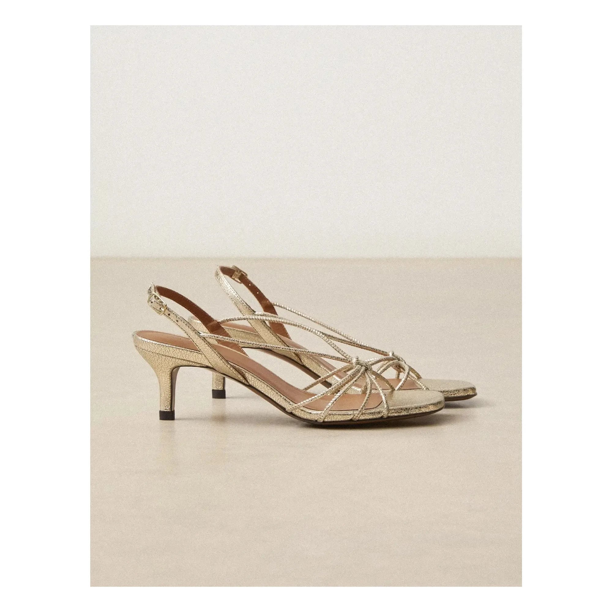Rivecour - Sandal No.470 Cracked Leather | Silver