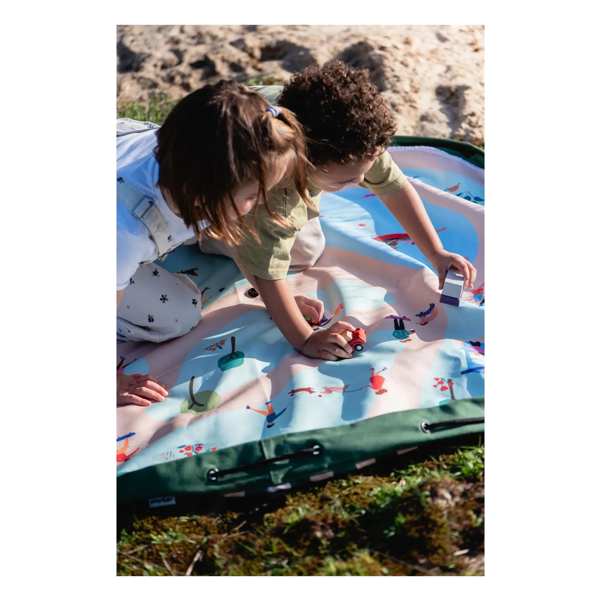 Play and Go - Bag / Noomad Outdoor Play Mat - Park | Green