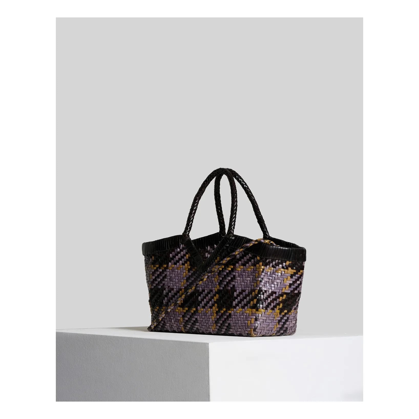 Vipera - Monet Madras Leather Bag | Blue