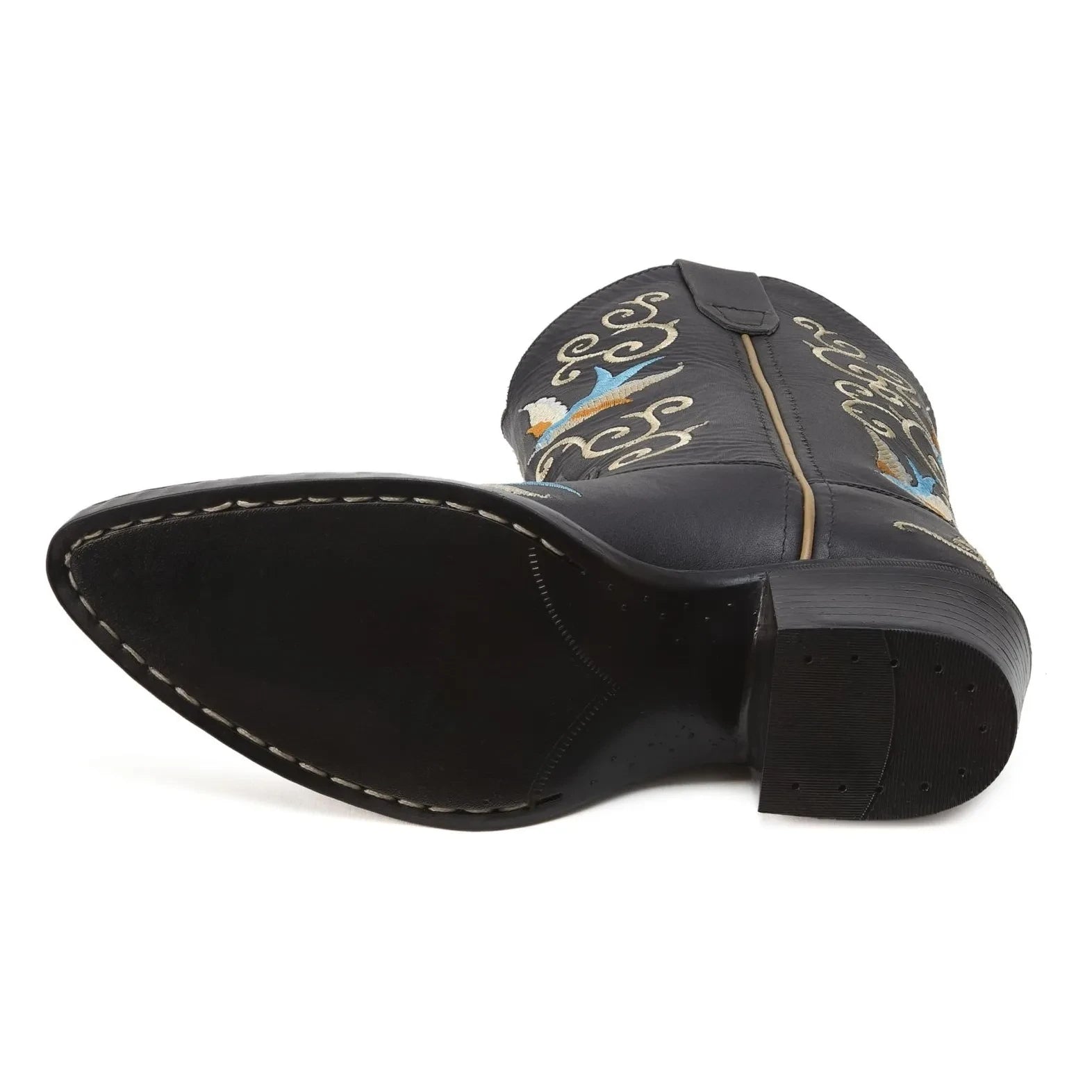 Bootstock - Santiags Leather Dappermaentje X Bootstock | Black