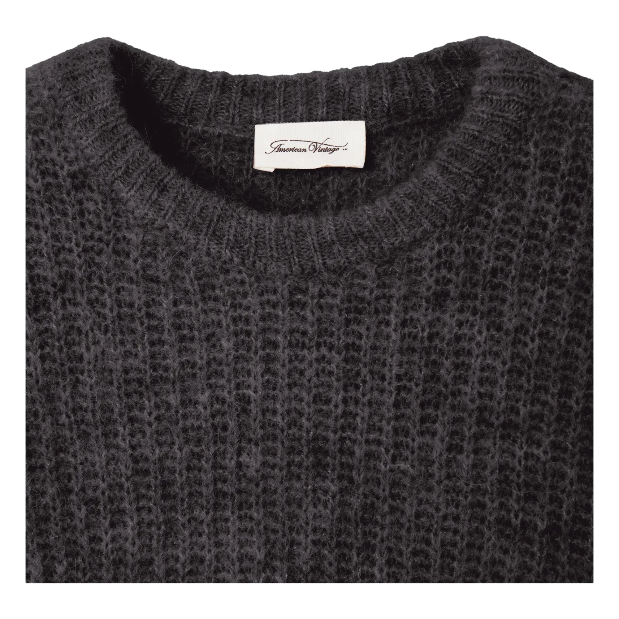 American Vintage - East Alpaca Sweater | Charcoal Gray