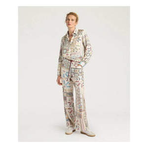 Momoni - Ortiz İpek Pantolon | Krem