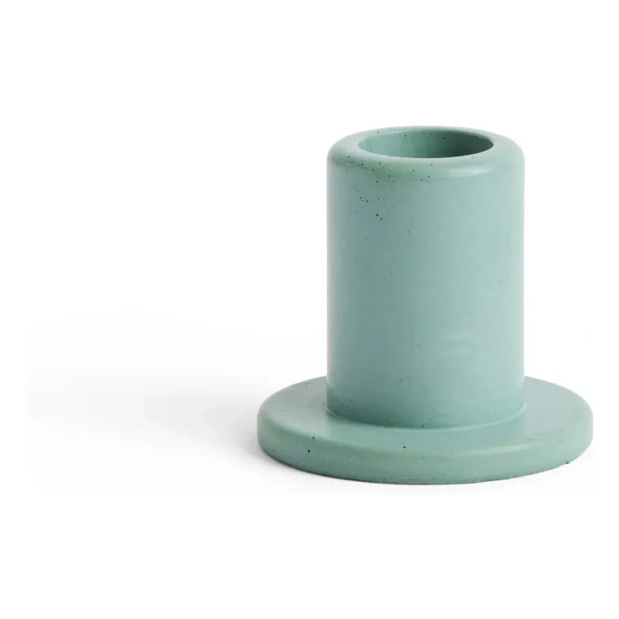 Hay - Tube candlestick | Emerald green