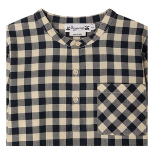 Bonpoint - Carreaux Artist Shirt | Ecru