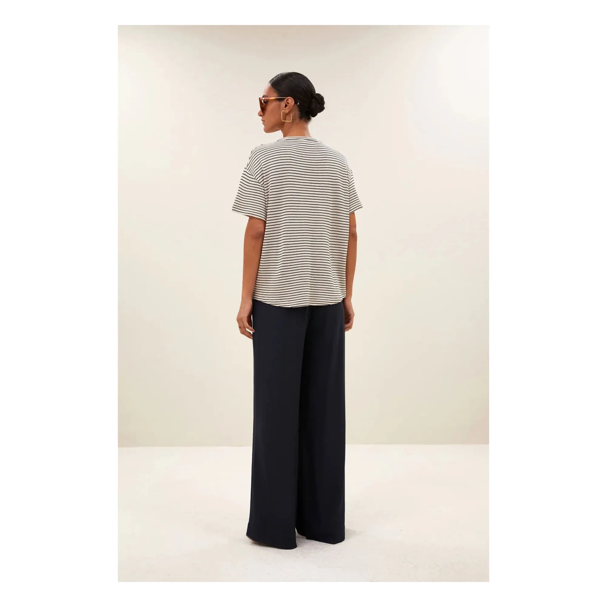 By Bar - Mace Striped T-shirt | Dark Blue