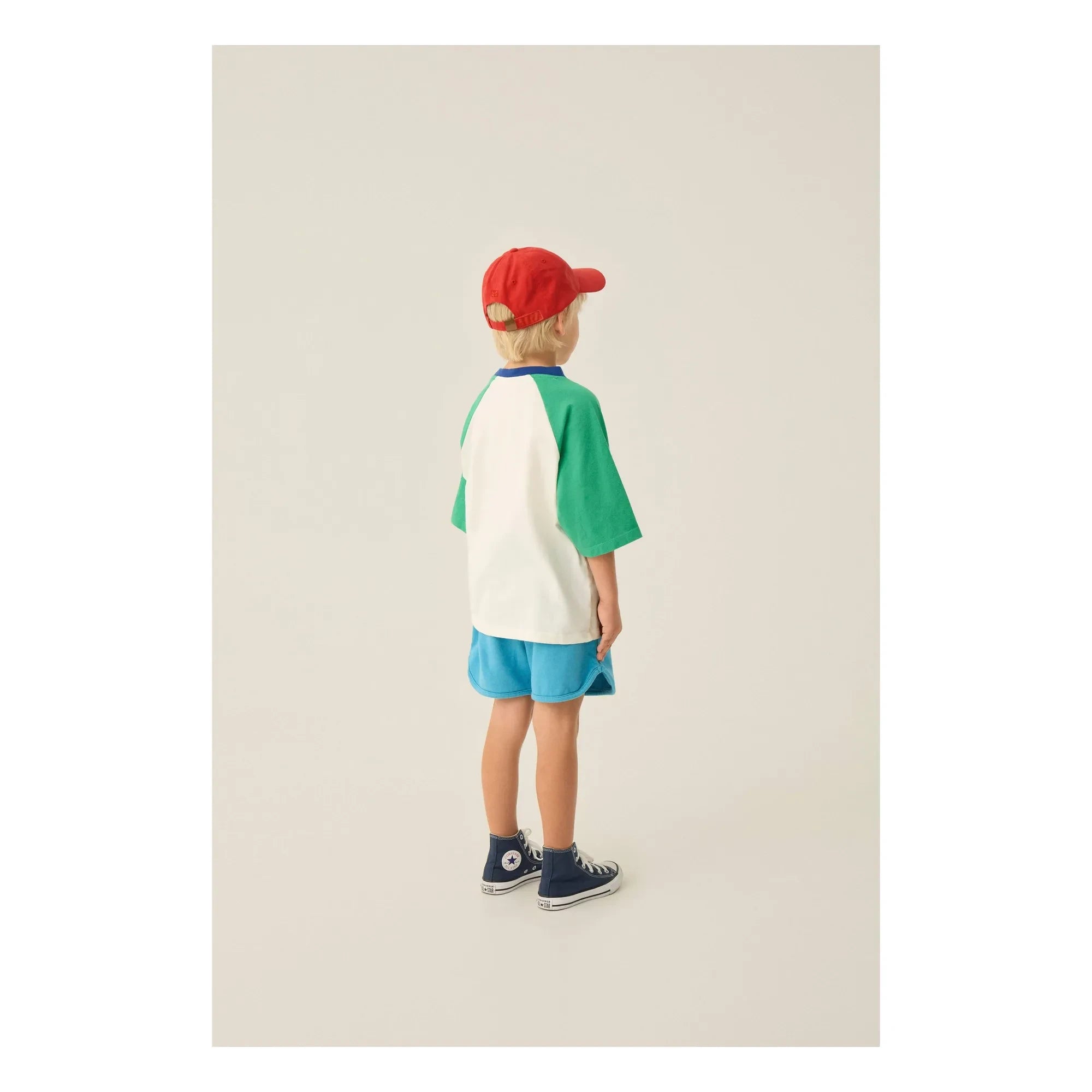 The Campamento - Oversize Colour Blocked T-Shirt | Ecru