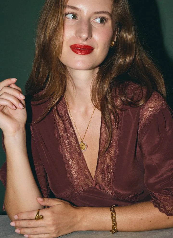 Palas - Santa Maria Necklace | Dusty Pink