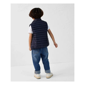 Jott - Zoé Sleeveless Puffer Vest | Navy Blue