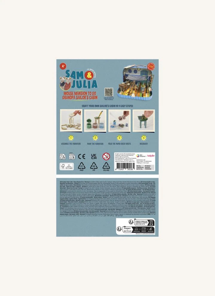 SAM & JULIA - Küçük Bir Bavulda Fare Evi - Büyükbaba’nın Denizci Kulübesi