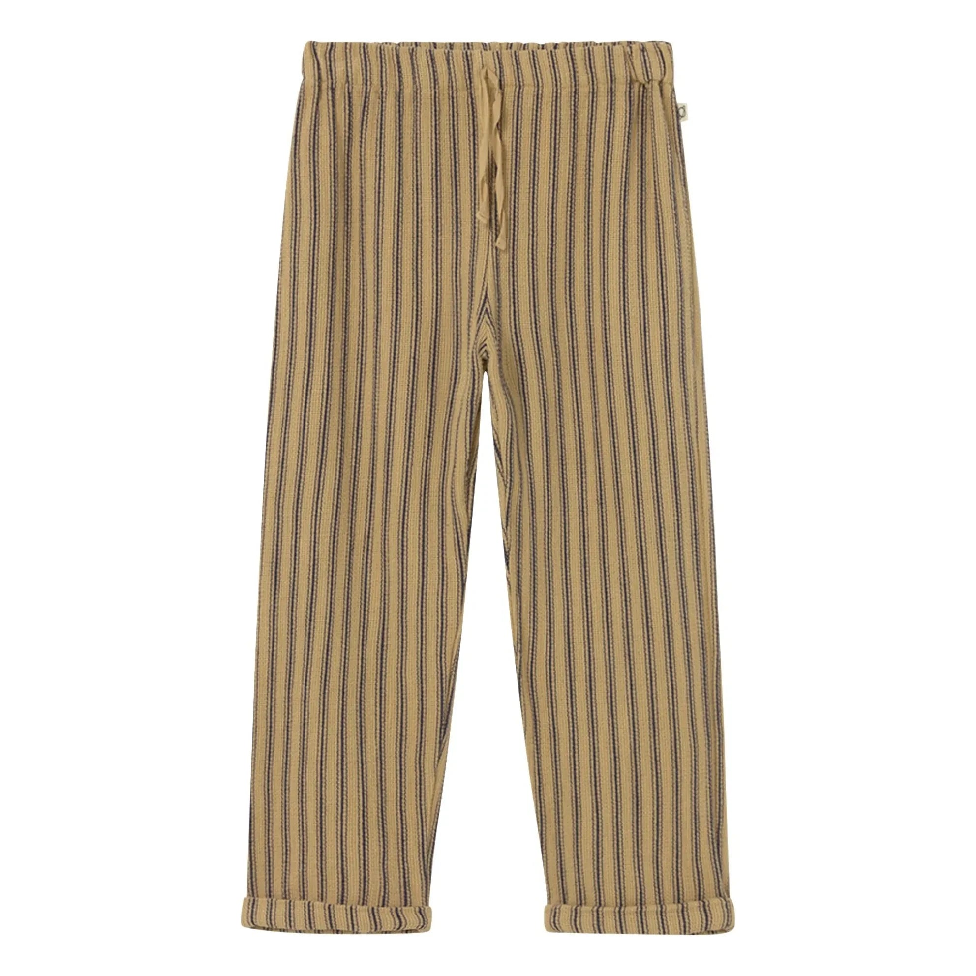 Cozmo - Enzo Striped Pants | Beige