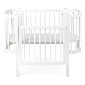 Sebra - Wooden Co-sleeper Crib | White