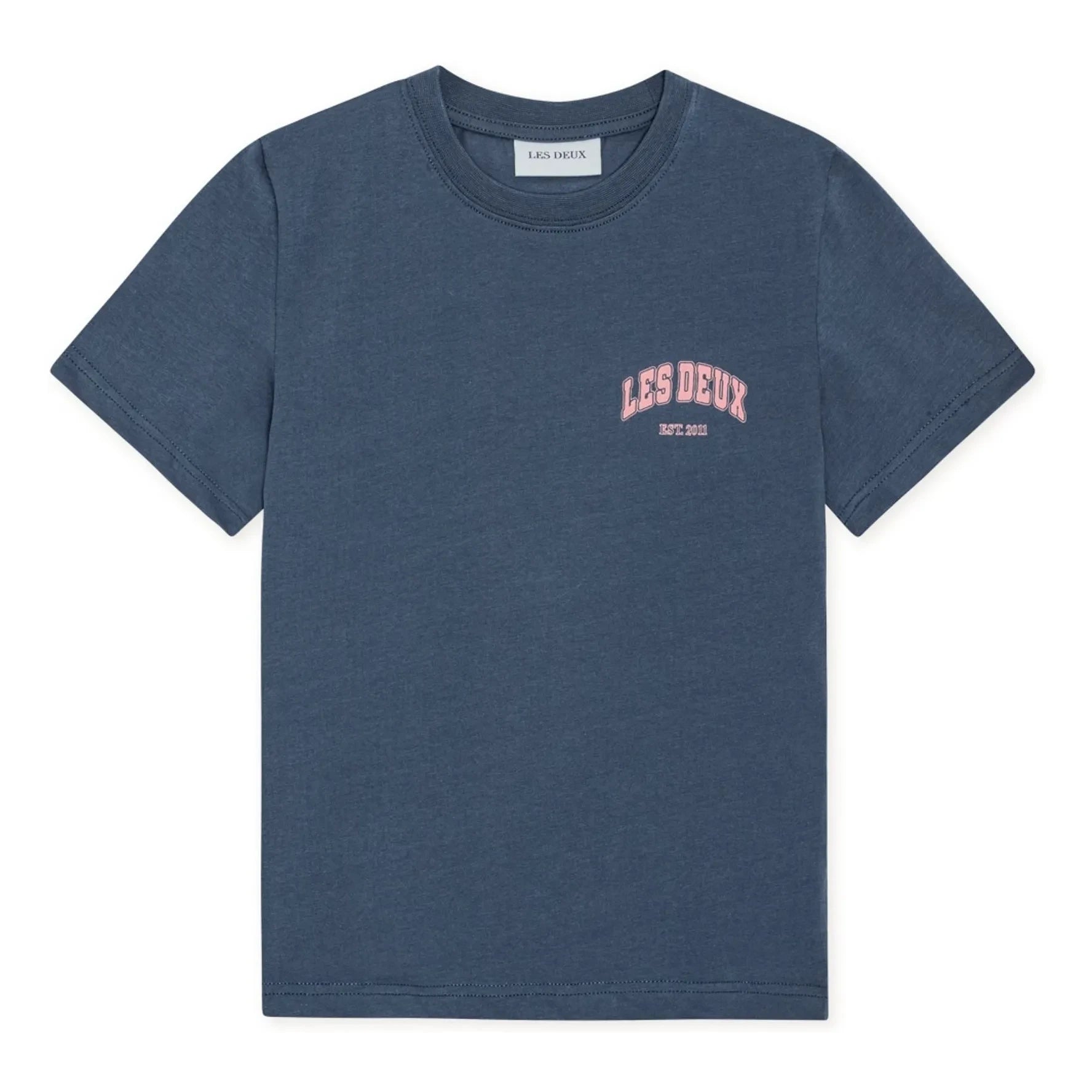 Les Deux - Hoop Organic Cotton T-Shirt | Blue