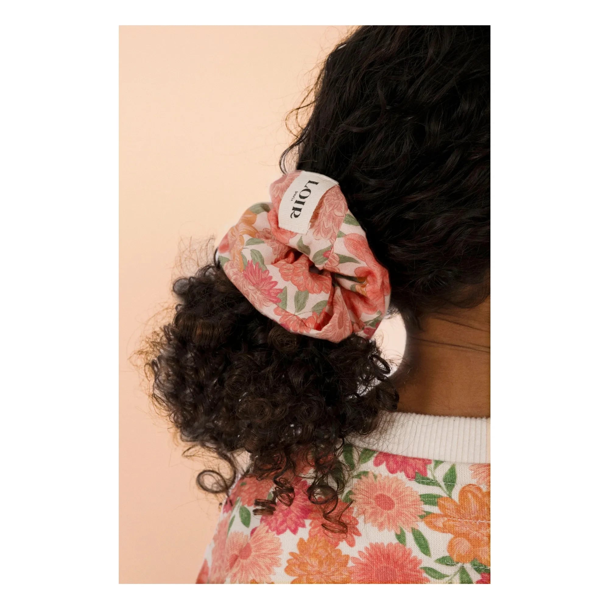 Loir - Chouchou Lou Flowers Organic Cotton | Coral