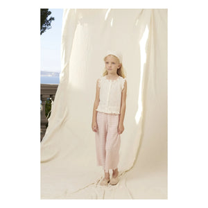 Bebe Organic - Emma Checked Pants | Light Pink
