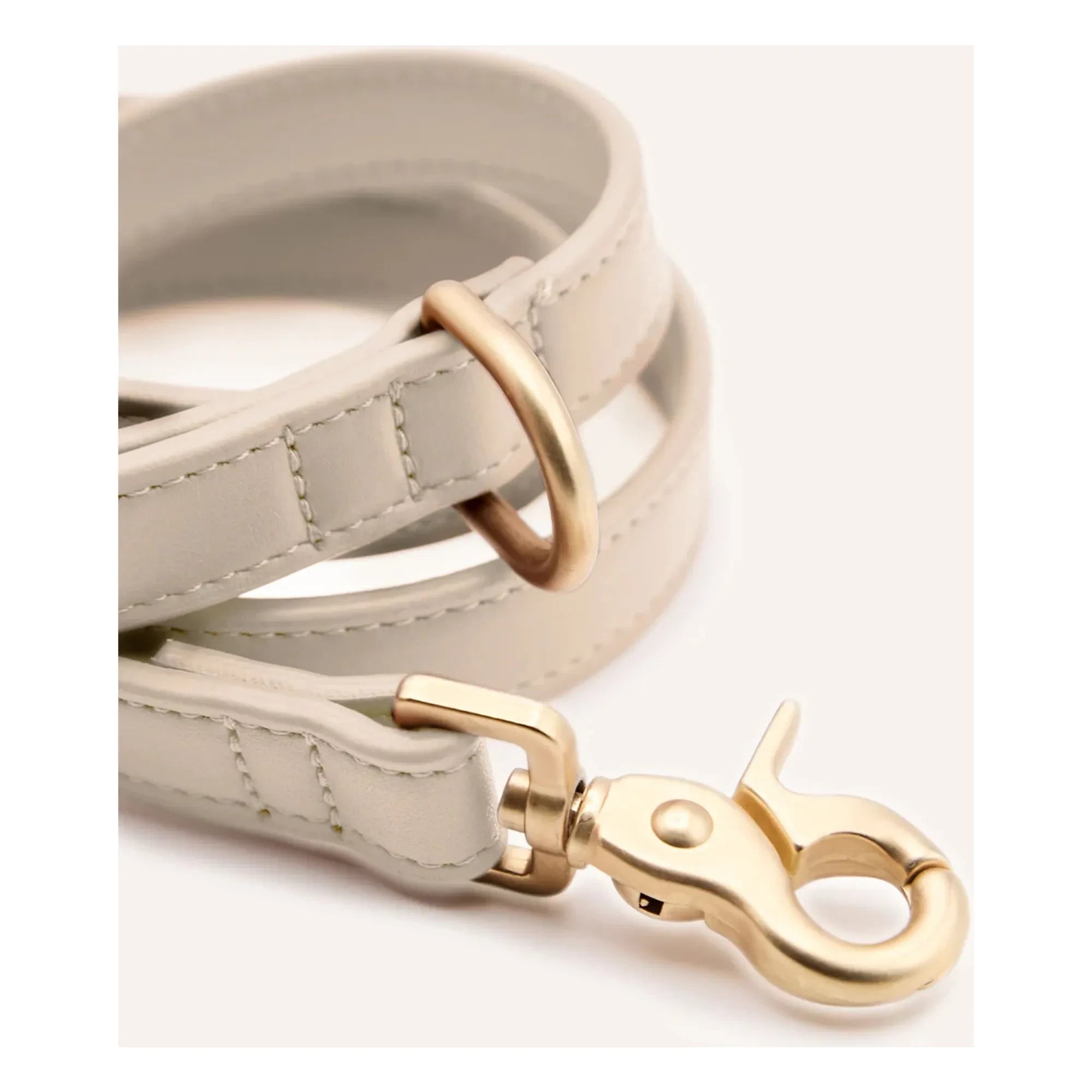 Cafide - Vegan Leather Dog Collar | Beige