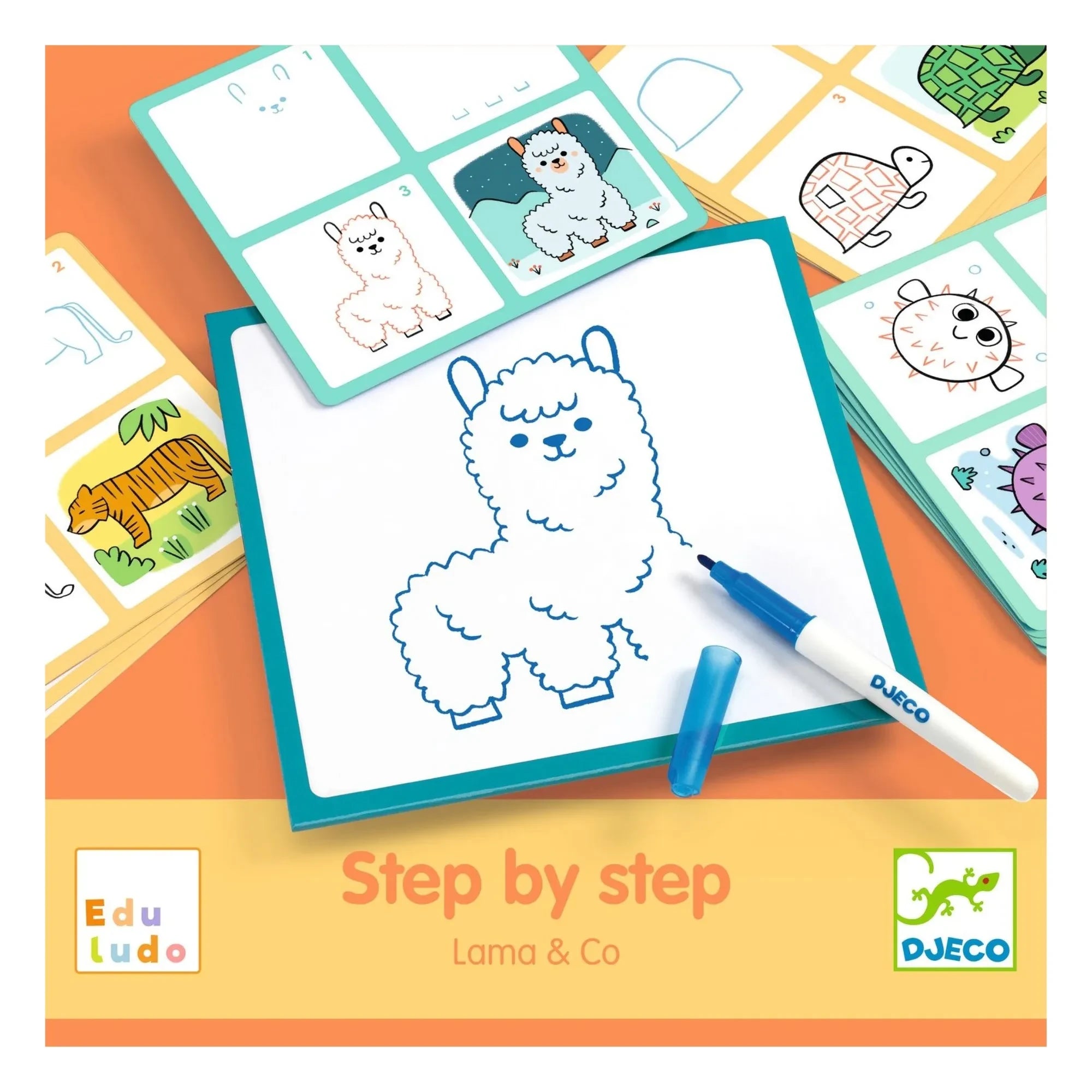 Djeco - Learn to draw with Lama &amp; Co