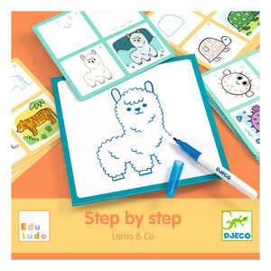 Djeco - Learn to draw with Lama &amp; Co
