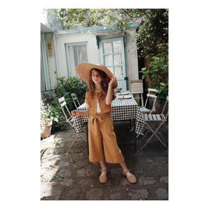 Emile et Ida - Crochet Short-Sleeve Vest | Mustard