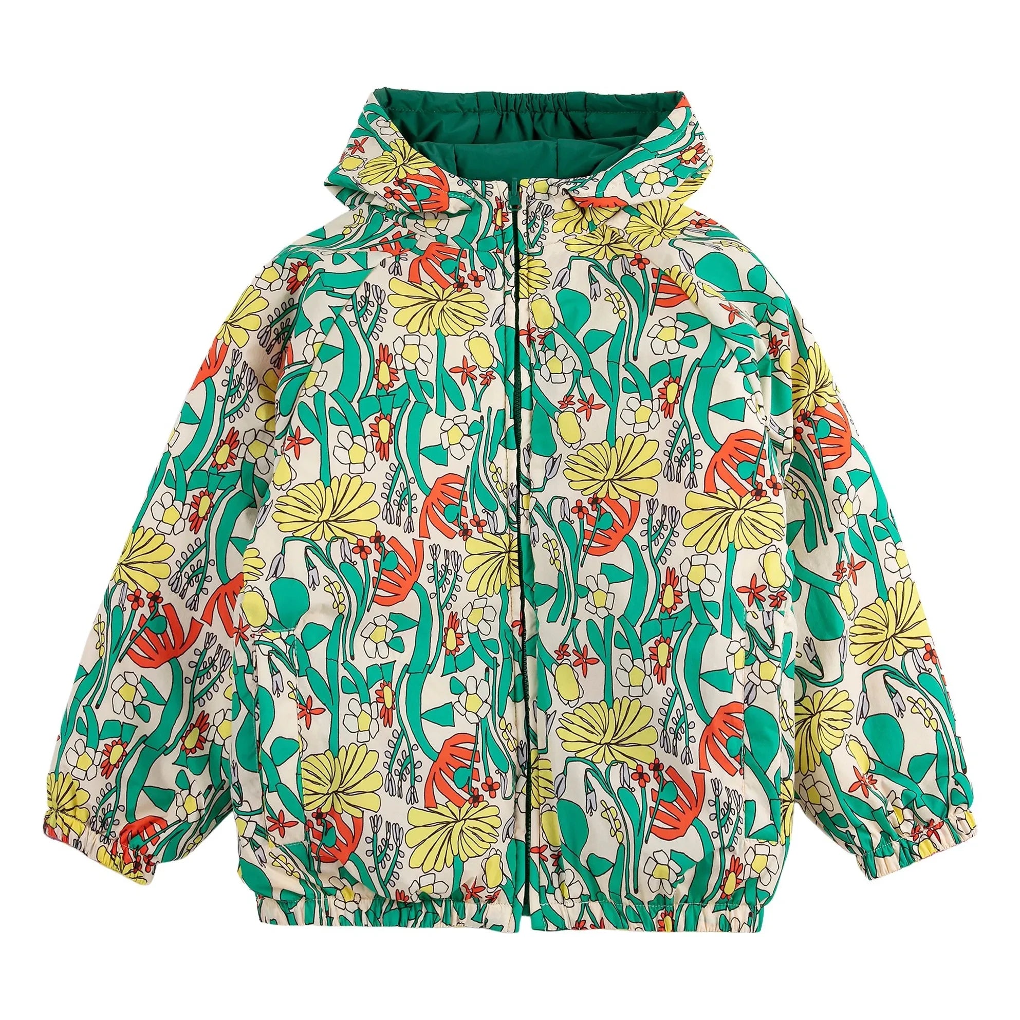 Bobo Choses - Color Block Recycled Fiber Double-Sided Jacket | Yellow