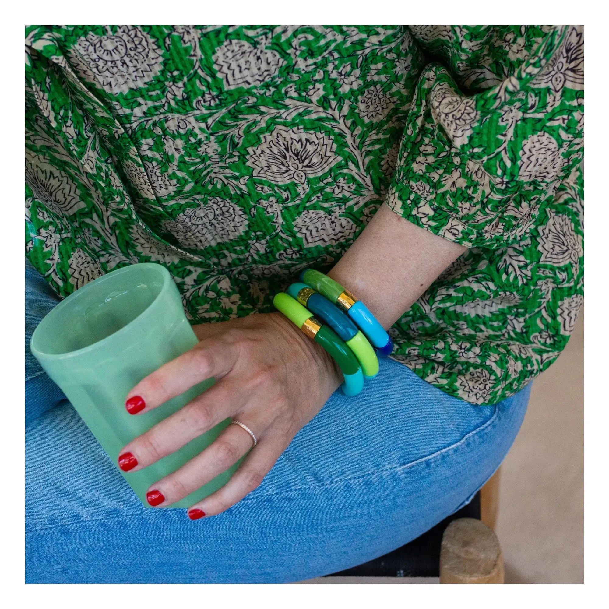 Parabaya - Citrus 3 Bracelets | Green
