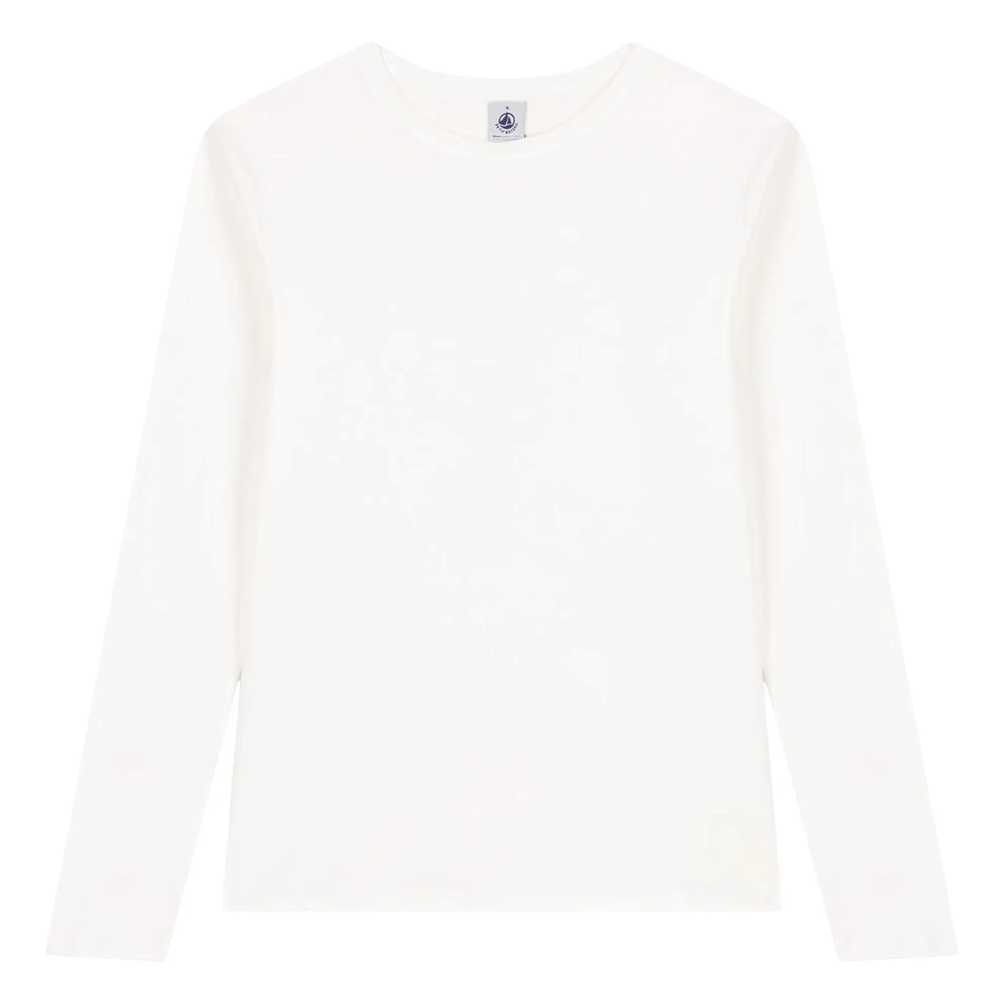 Petit Bateau - l'Iconique Uzun Kollu Tişört - Kadın Koleksiyonu | Beyaz