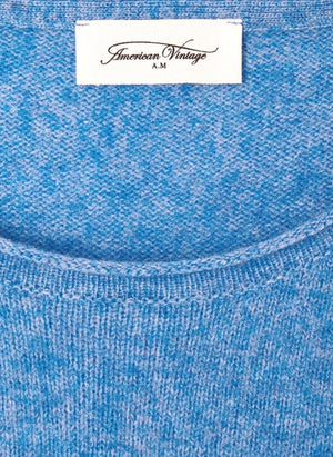 American Vintage - Docatown Wool and Cashmere Sweater | Blue