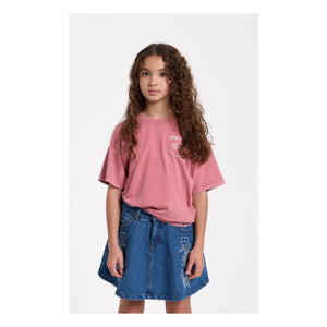 Hundred Pieces - Janis Embroidered Denim Skirt | Denim Blue