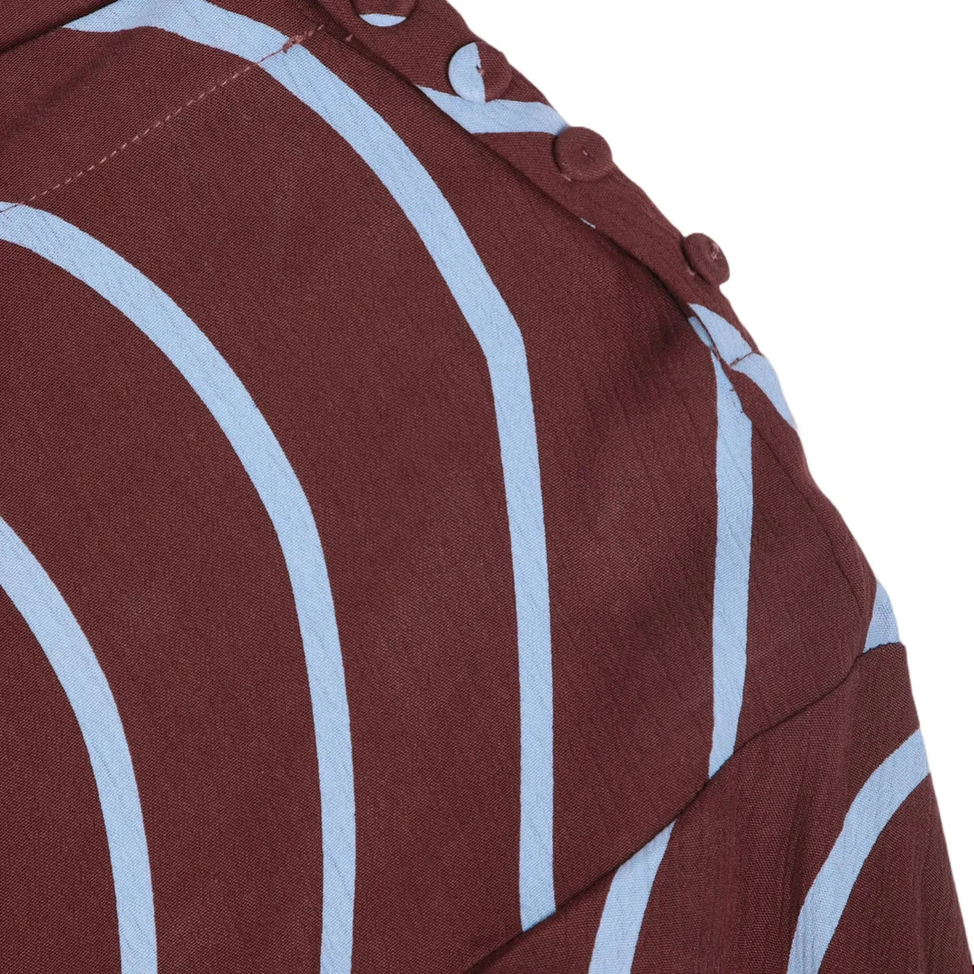 Bobo Choses - Psychedelic Striped Dress | Burgundy