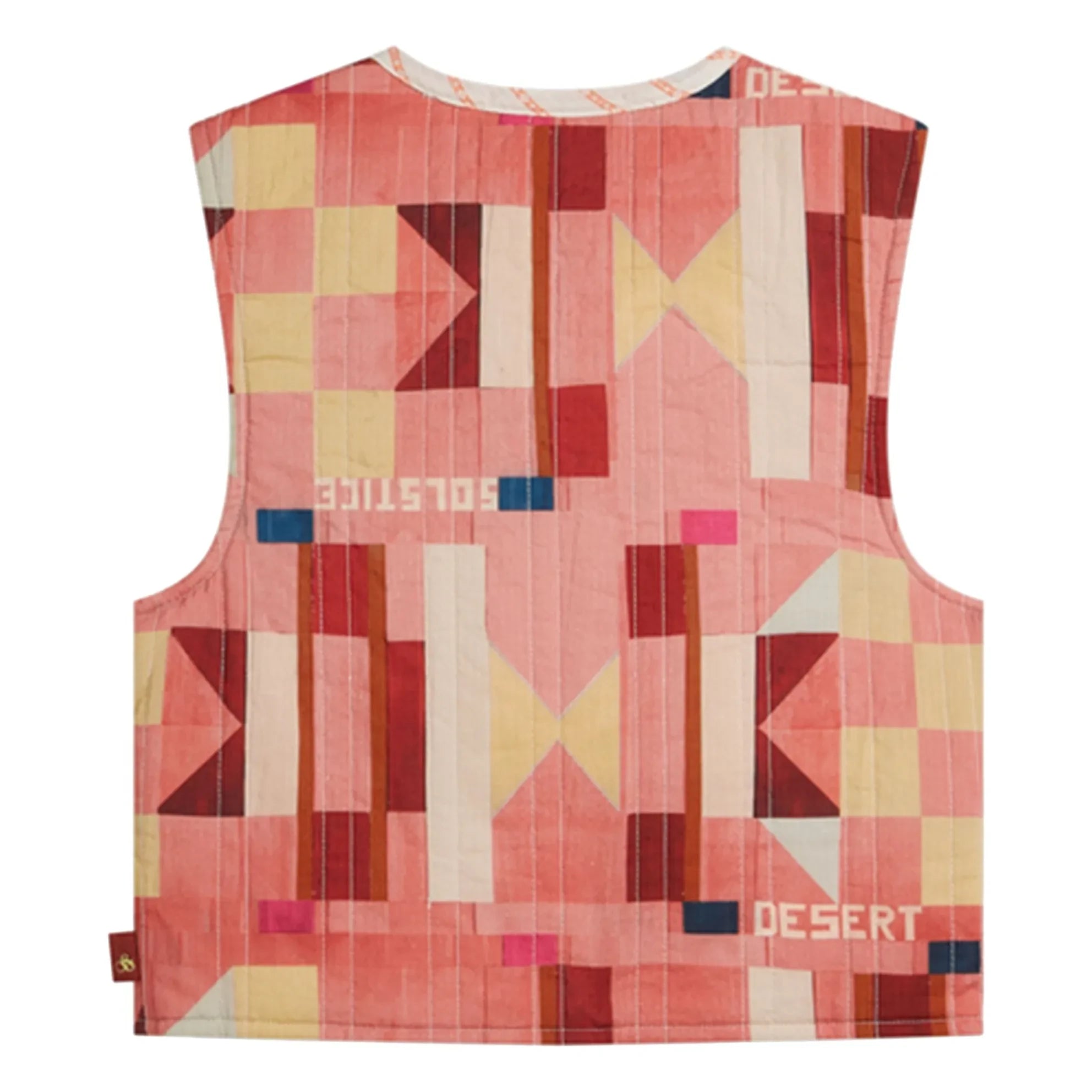Scotch & Soda - Geometric Reversible Vest | Pink