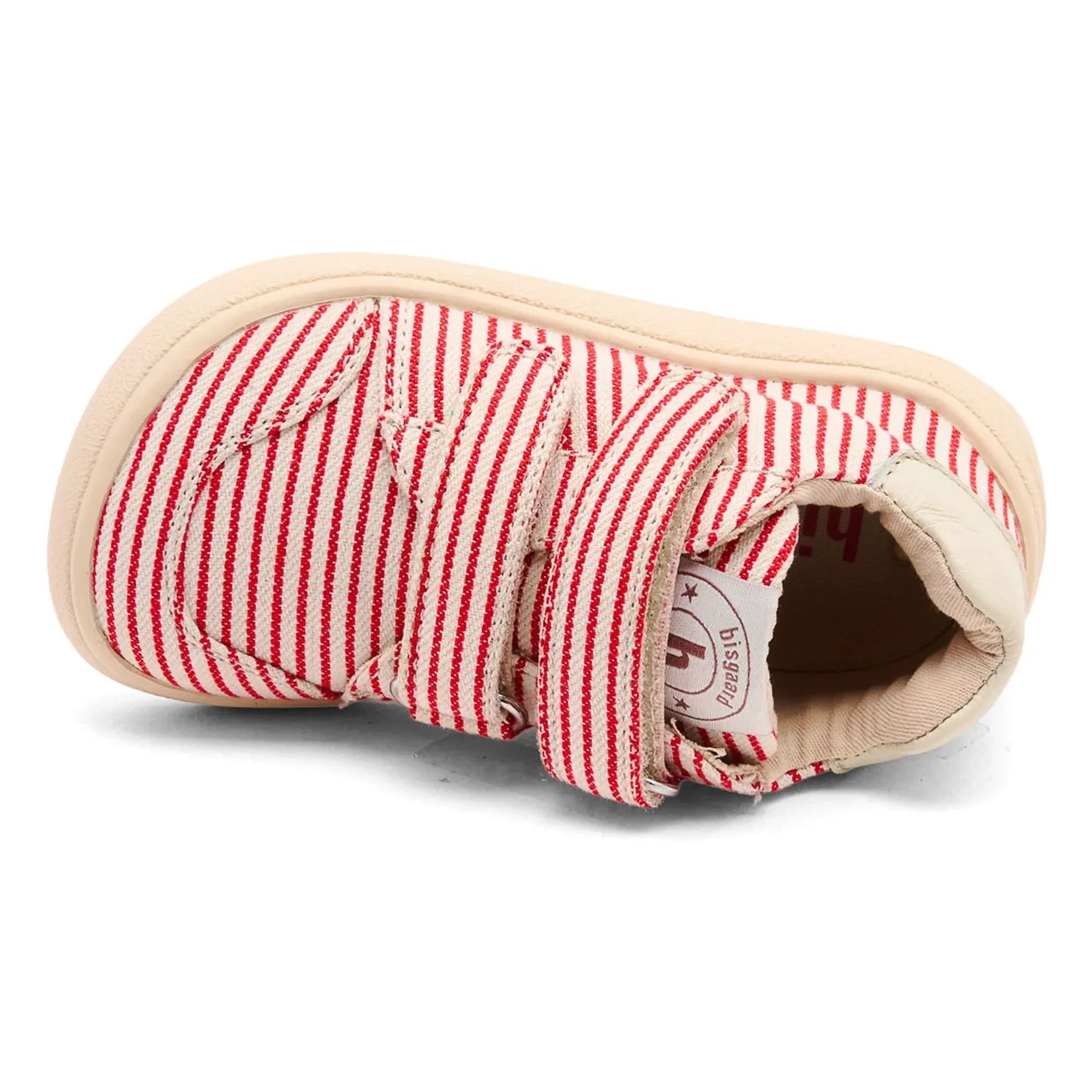 bisgaard - Striped Scratched Sneakers | Red