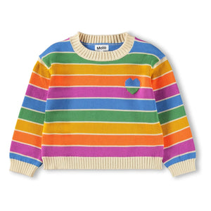 Molo - Striped Gitty Sweater | Blue