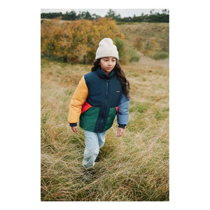 Liewood - Bran Colorblock Jacket Made from Recycled Fibers | Navy